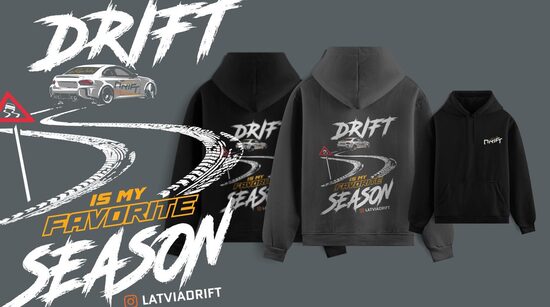 2026 SEASON HOODIES AND ZIPPER- DRIFT IS MY FAVORITE SEASON